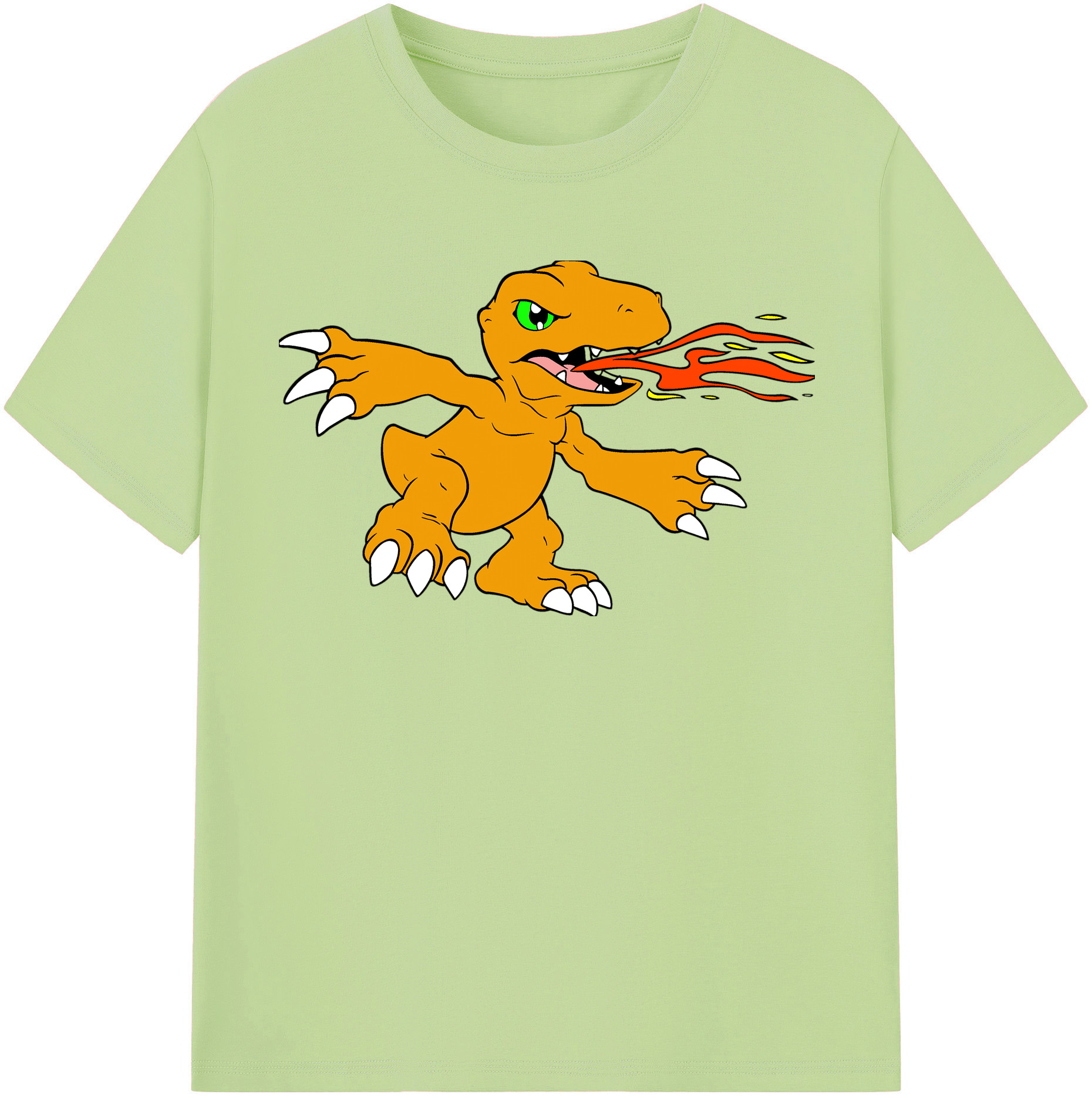（画像用） Digimon デジタルモンスター/デジモン 綿100％半袖Tシャツ（フロントプリント）